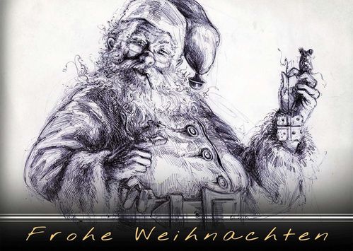 Weihnachtskarte - Santa Claus: Für die Kleinen