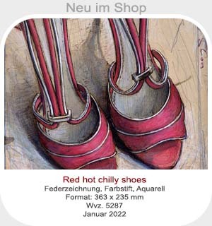Red hot chilly shoes